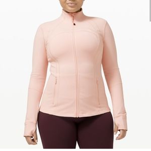 Lululemon define jacket pink mist sz 18